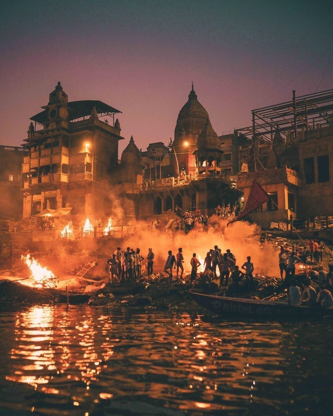 Heritage Walk in Varanasi at Manikarnika Ghat
